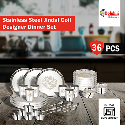 Polished Ss Dinner Set 36 Pcs