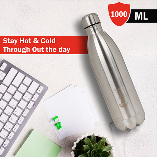 Stainless Steel 1000 Ml Water Bottle
