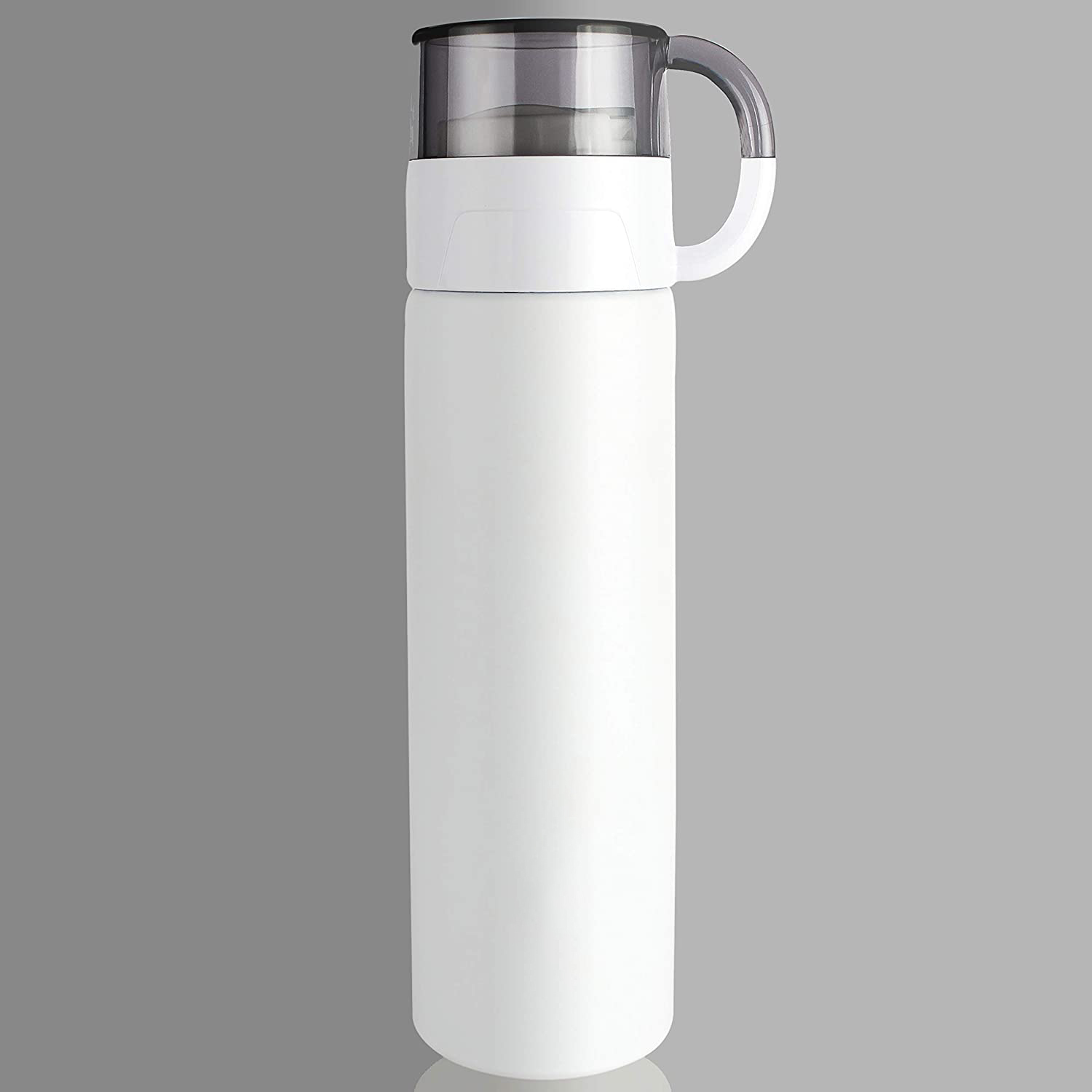 Black & White Thermosteel Cup Flask