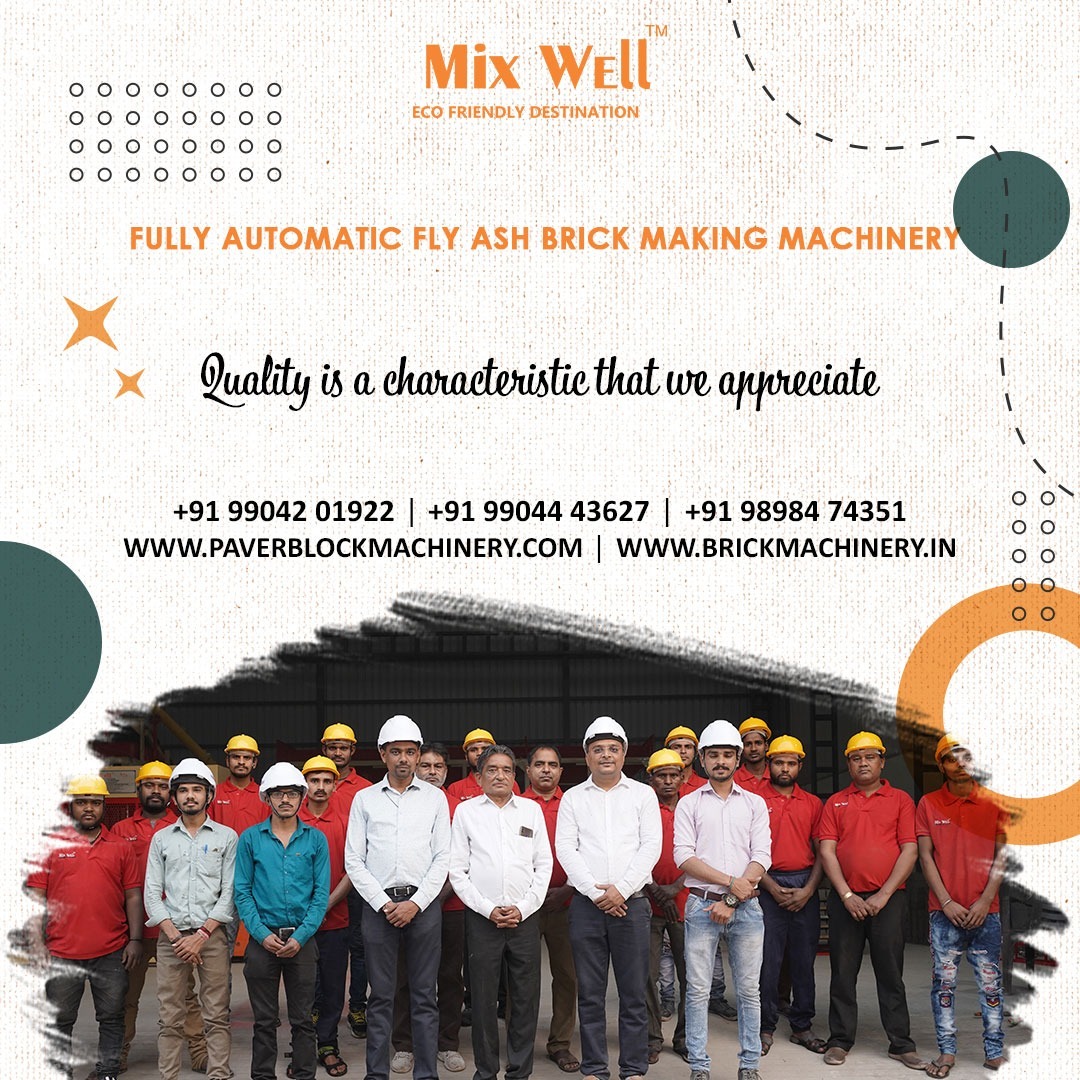 Fully Automatic Fly Ash Brick Maker