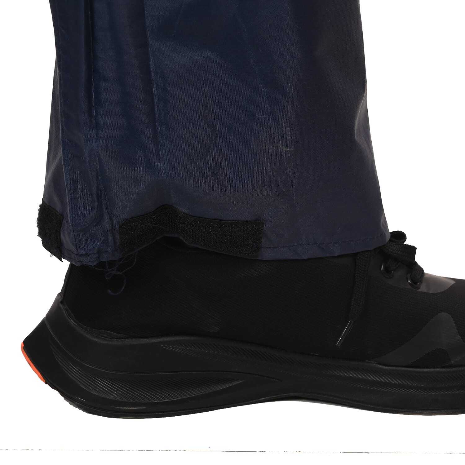 Security Rain Suit - Semi Rubber Material, Sizes L, Xl, Xxl, Colors Blue, Black | Breathable, Comfortable, Customizable, Waterproof, Reflective, Zipper Closure, Attached Hood