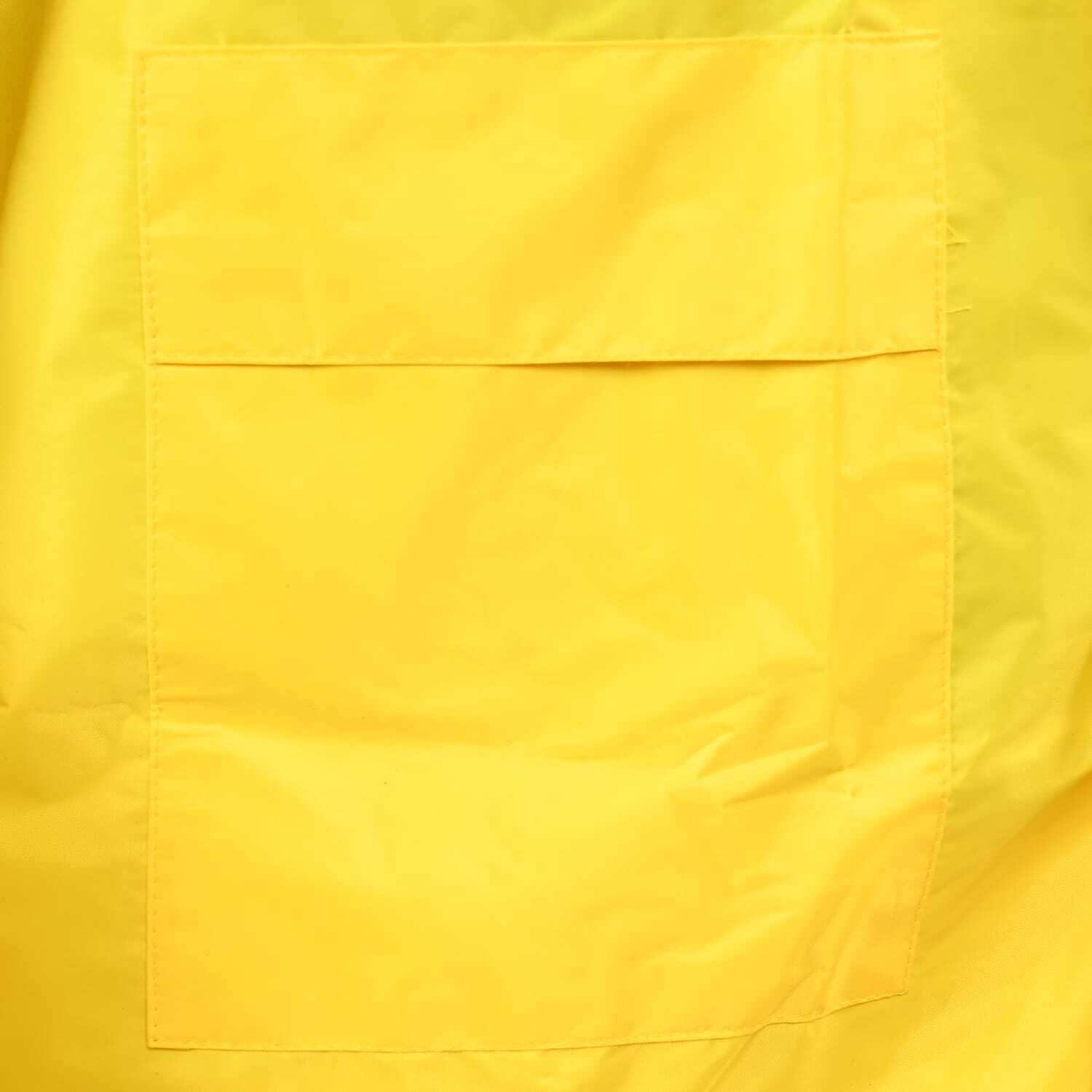 Rays Rain Suit - Semi-nylon, Sizes L-xxl, Colors: Navy Blue, Royal Blue, Black, Yellow, Red, Orange, Brown, Mehroon, Grey, Fluorescent Green | Features: Zipper Closure, Breathable, Lightweight, Waterproof, Comfortable, Customizable With Logo Printing, Attached Hood, 2 Pockets