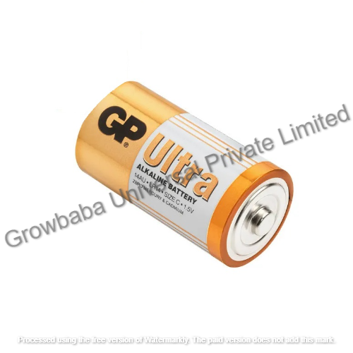 Gp Ultra C Alkaline Battery - 1.5 Volt | 68g Lightweight Design, Reliable Energy Source For Power-intensive Devices