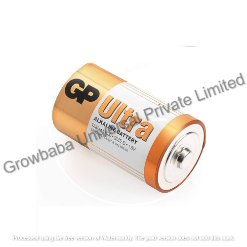 Gp Ultra 1.5volt Size: D Alkaline Battery - Nominal Voltage: 1.5v, Weight: 130g | Reliable Power Source For High-drain Devices