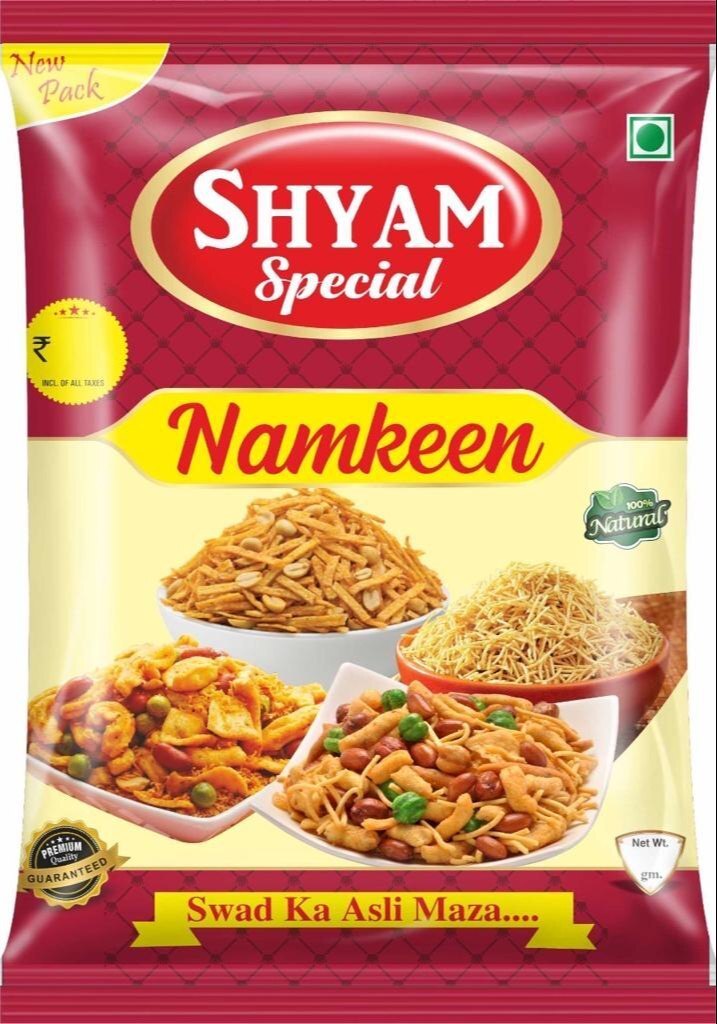 Namkeen Pouches - Laminated Material, Customized Sizes | Preserve Crunchiness, Showcase Visual Appeal, Perfect For Every Occasion
