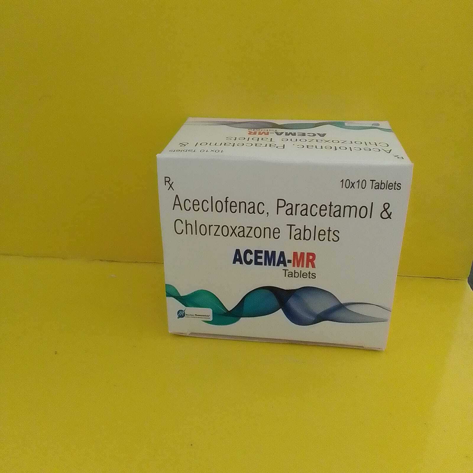 Aceclofenac Chlorzoxazone Tablets - Drug Type: General Medicines