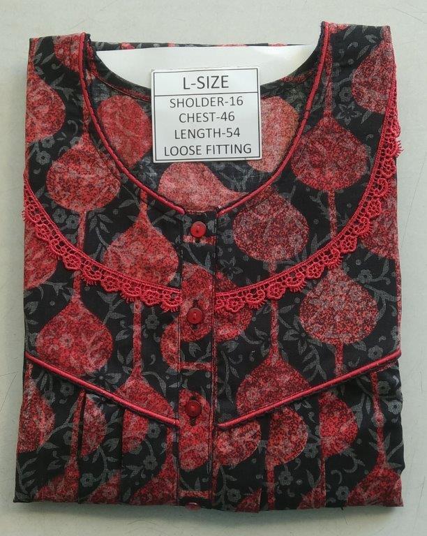 Ladies Embroidery Nighty