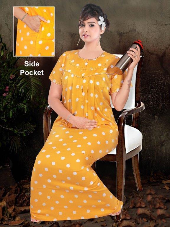 Ladies Embroidery Nighty