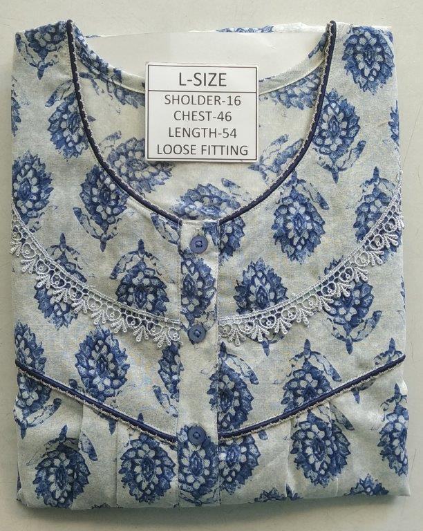Ladies Embroidery Nighty