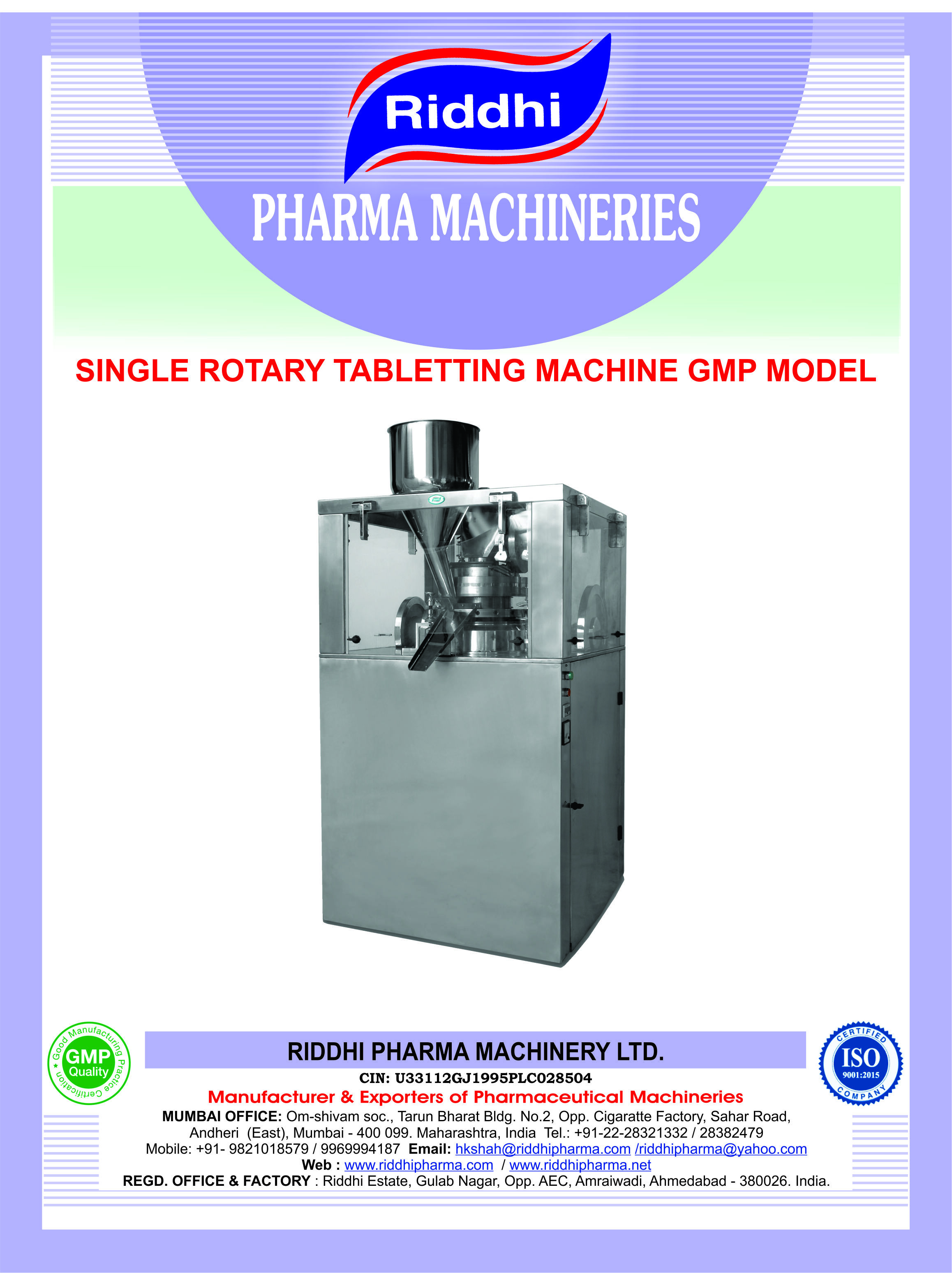 Silver Double Layer Tablet Press Machine