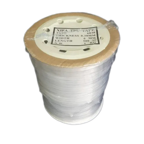 0.30Mm White Tpu Tape - Design: Plain