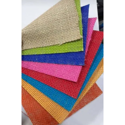 Colored Jute Fabric - Attributes: Stain & Wrinkle Resistant