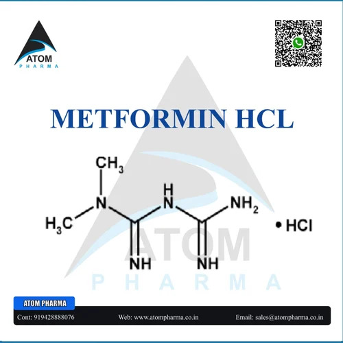 Metformin Hydrochloride - Api Powder | 100% Purity, White Color, Medicine Grade, 5-year Shelf Life, Room Temperature Storage