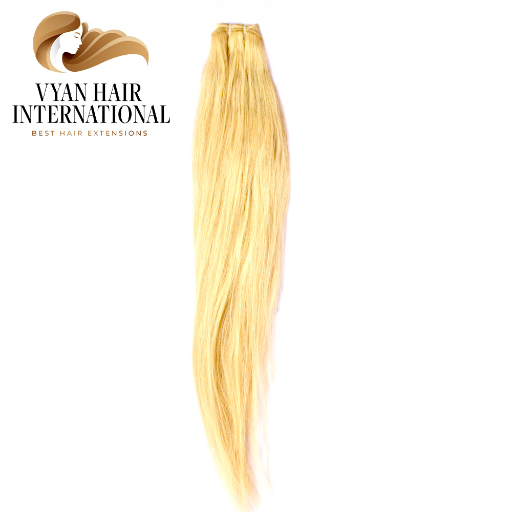613 Blonde 100% Human Hair Weave Remy Hair Wholesale Malaysian Straight Hair Extension - Human Hair Type: Customized