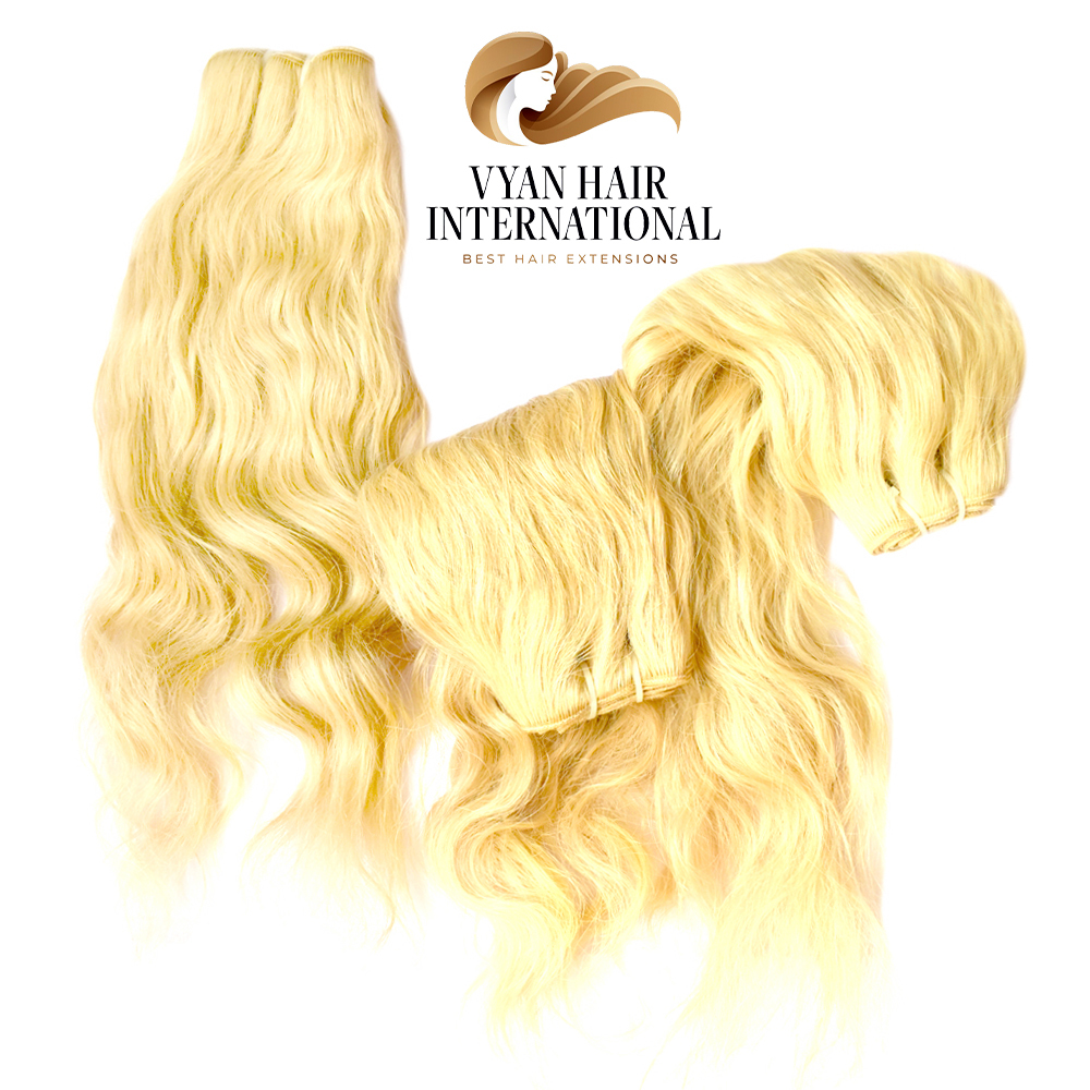 613 Blonde 100% Human Hair Weave Remy Hair Wholesale Malaysian Straight Hair Extension - Human Hair Type: Customized