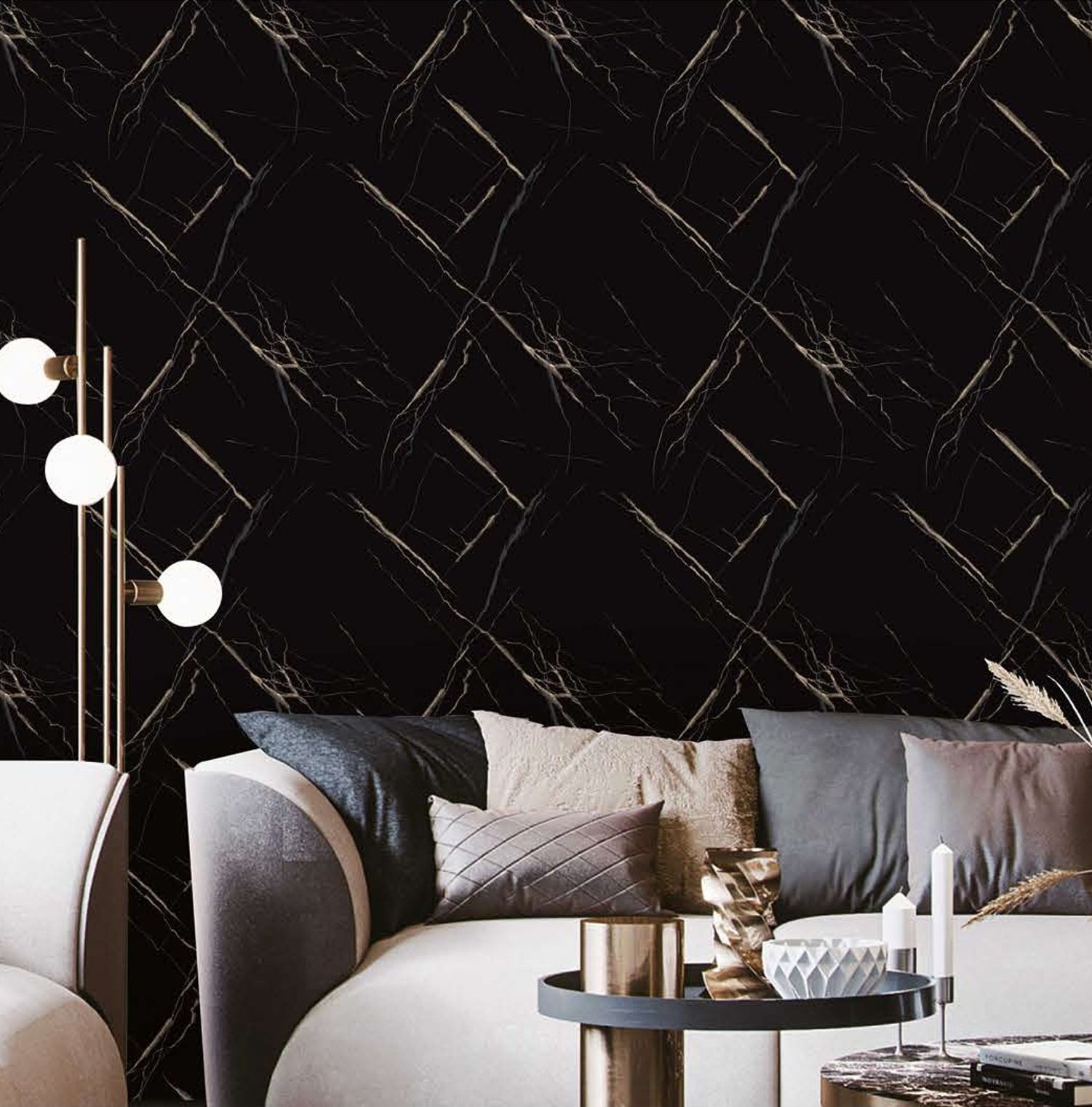 Decorative  Vinyl Wallpaper Size: 57 Sq Ft