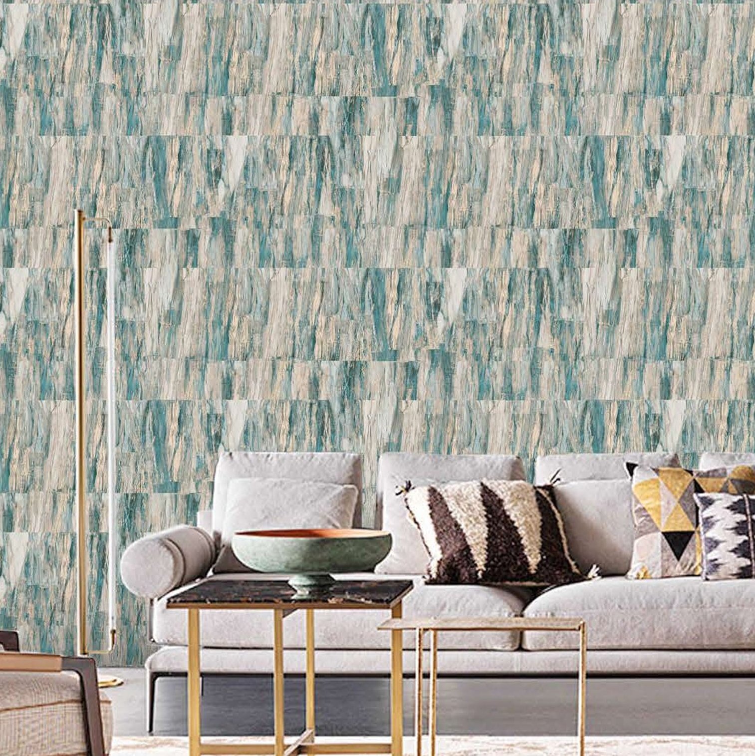 Decorative  Vinyl Wallpaper Size: 57 Sq Ft