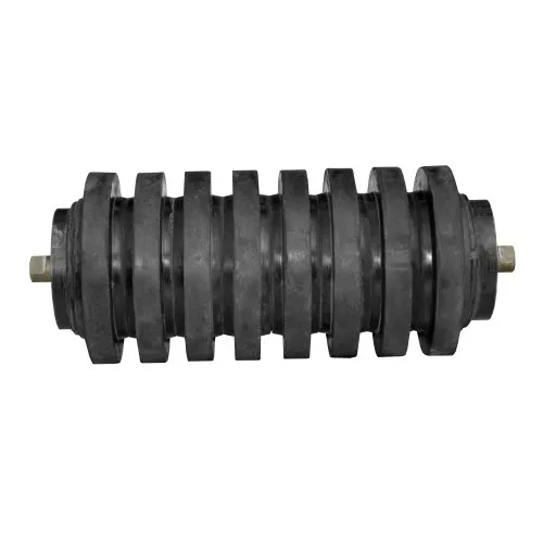 Black Rubber Impact Idler Roller