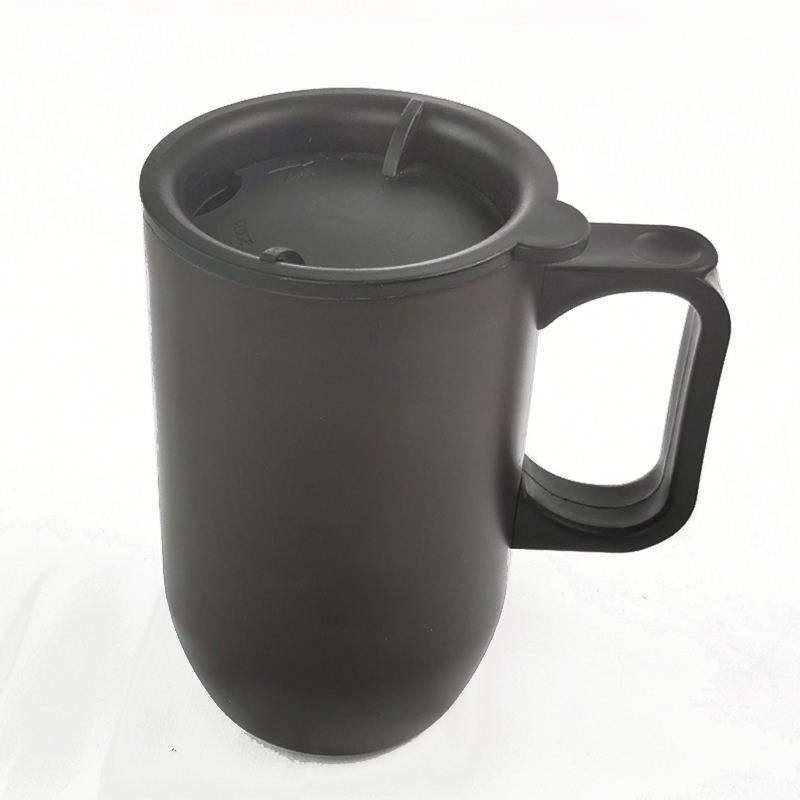 Vento Mug - Stainless Steel 304 Grade, 400ml, Black, White, Blue & Red | Double Walled Copper Insulated, Ergonomic, Bpa Free Lid