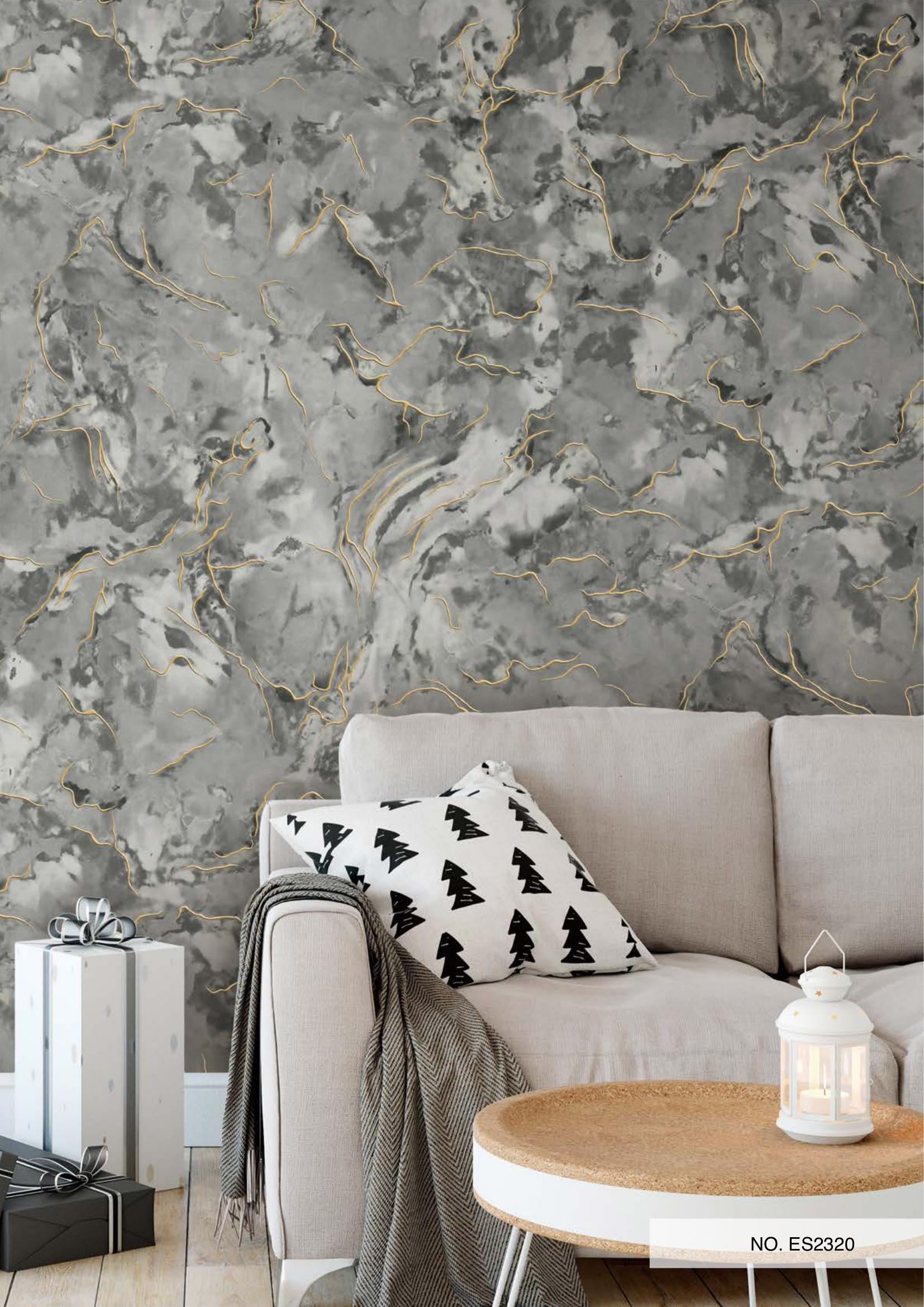 Elegant Wallpaper - Non Woven, 57 Sq Ft | Moisture-proof, Waterproof, Digital Printed, Elegant Style For Residential And Commercial Use