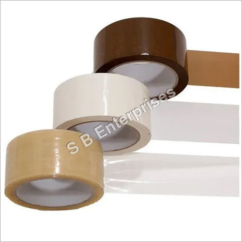 BOPP Self Adhesive Tape - 20-40 mm Width, 10-20 m Length | Available in Various Colors, Durable Material