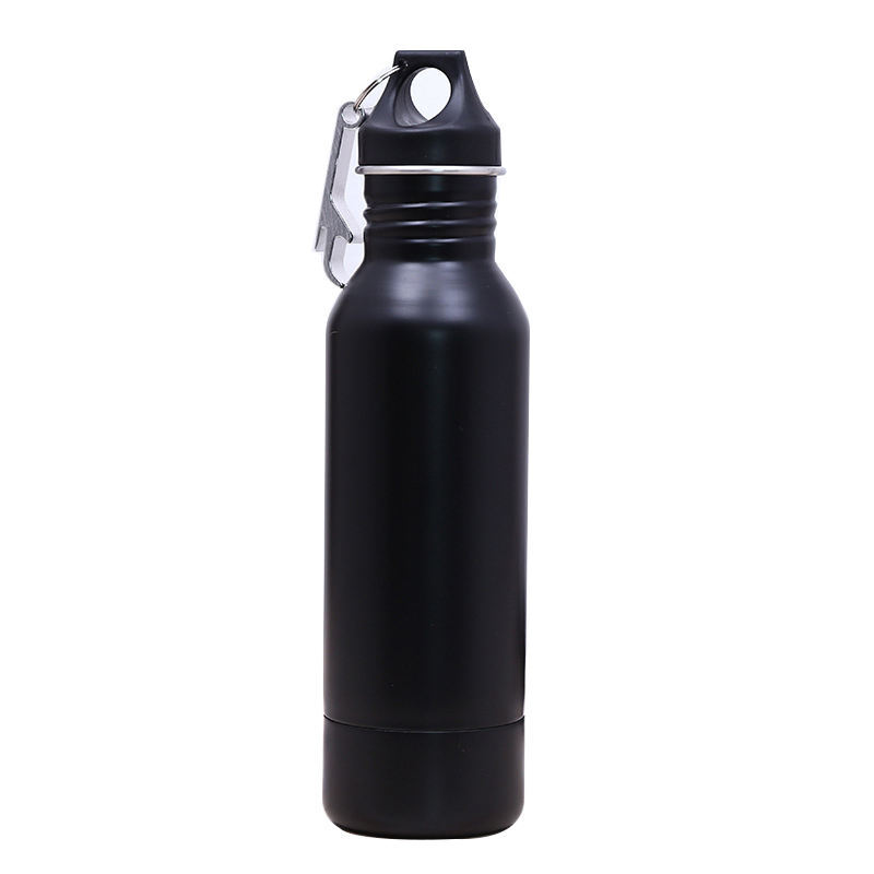 Carabiner Spinner Bottle - Stainless Steel, 800ml | Leakproof & Rustproof, Hook Lid Design With Karabiner, Adventure Inspired Design