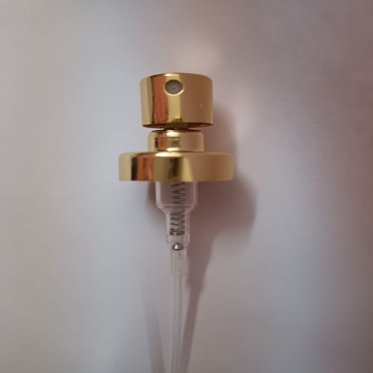 Metered Crimp Spray Pump - Plastic Material, Various Sizes, White Color | Solid Physical Form for Industrial Applications