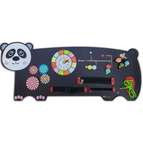 Oreo Busy Wall Panel - Wooden, Multicolour, Engaging Activities for Kids 3+ | 9+ Fun Learning Experiences to Enhance Motor Skills