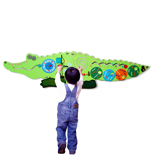 Crocky Busy Board Wall Panel - Age Group: 3+