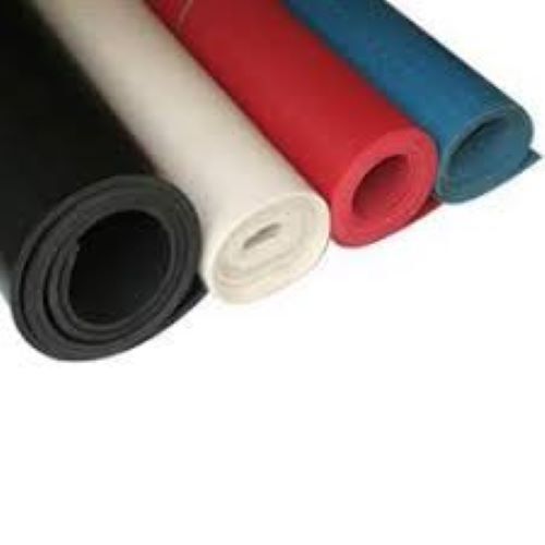 Rubber Sheet - Color: Black Green White Red