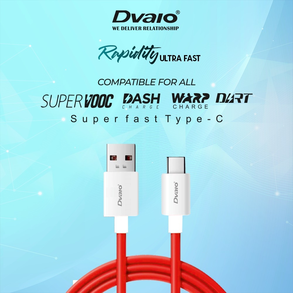 Dc-27 100w Data Cable - White Wire Type C , 30w Fast Charging Support With 6 Months Warranty, Water Resistant, Single Port Design