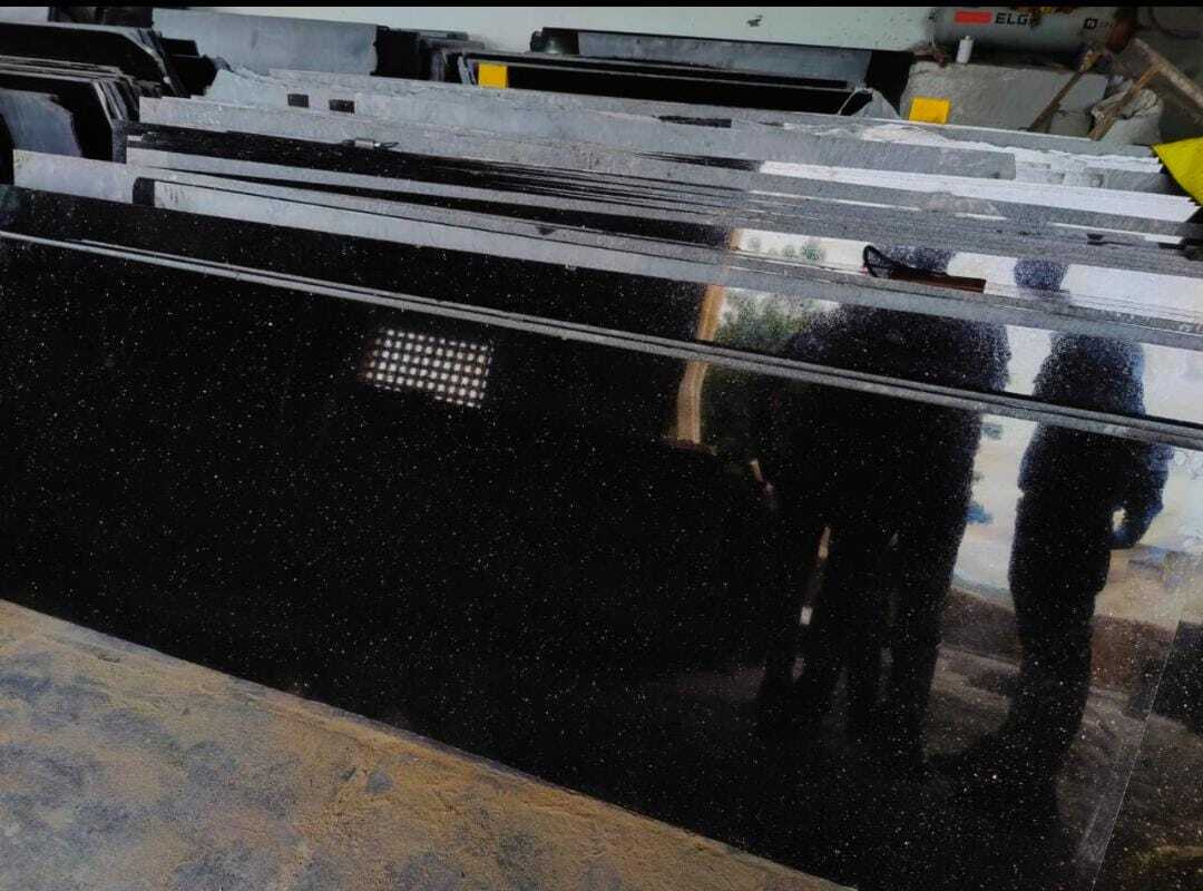 Black Galaxy Granite - Granite Slab 15-20mm, Black, Polished | Durable, Elegant, Versatile, Stylish, Strong