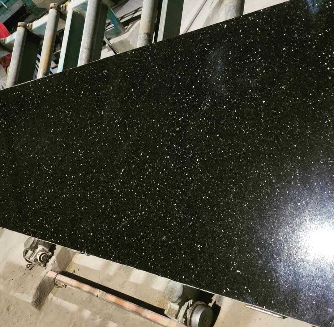 Black Galaxy Granite - Granite Slab 15-20mm, Black, Polished | Durable, Elegant, Versatile, Stylish, Strong