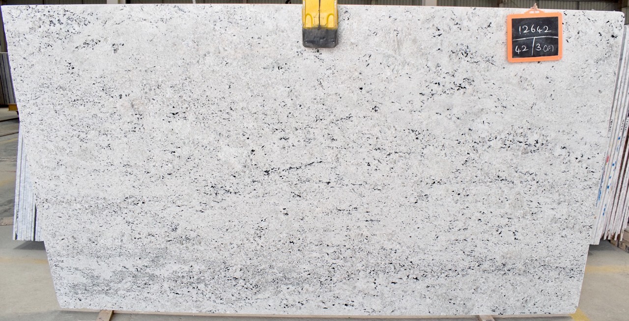 Colonial White Granites Slabs