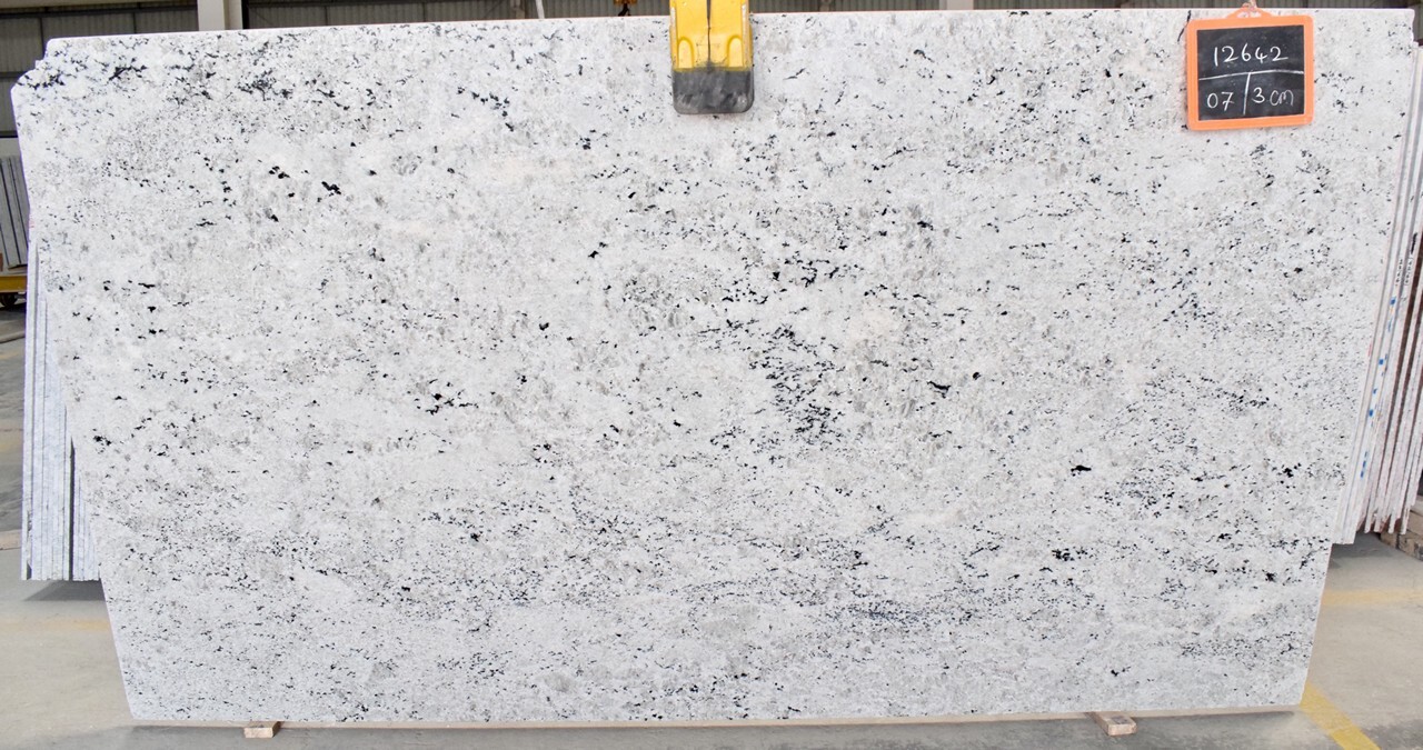 Colonial White Granites Slabs