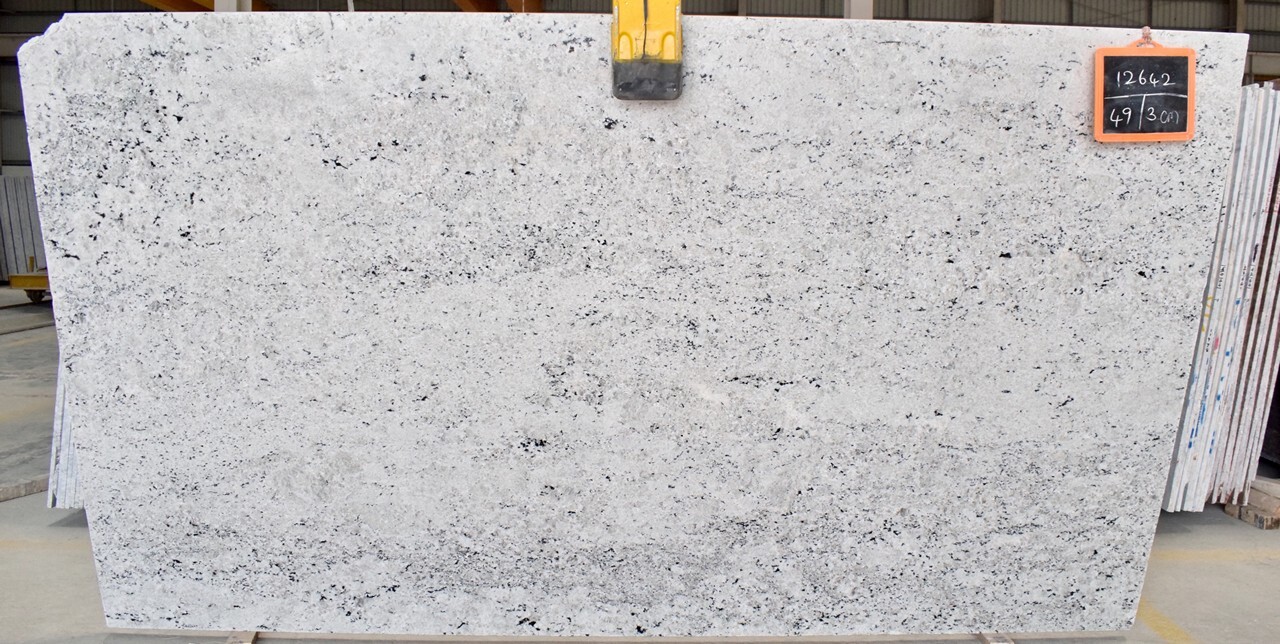 Colonial White Granites Slabs