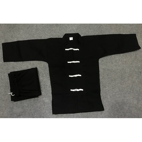 Different Available Black Kung Fu Uniform