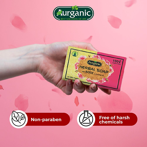 Herbal Soap With Rose