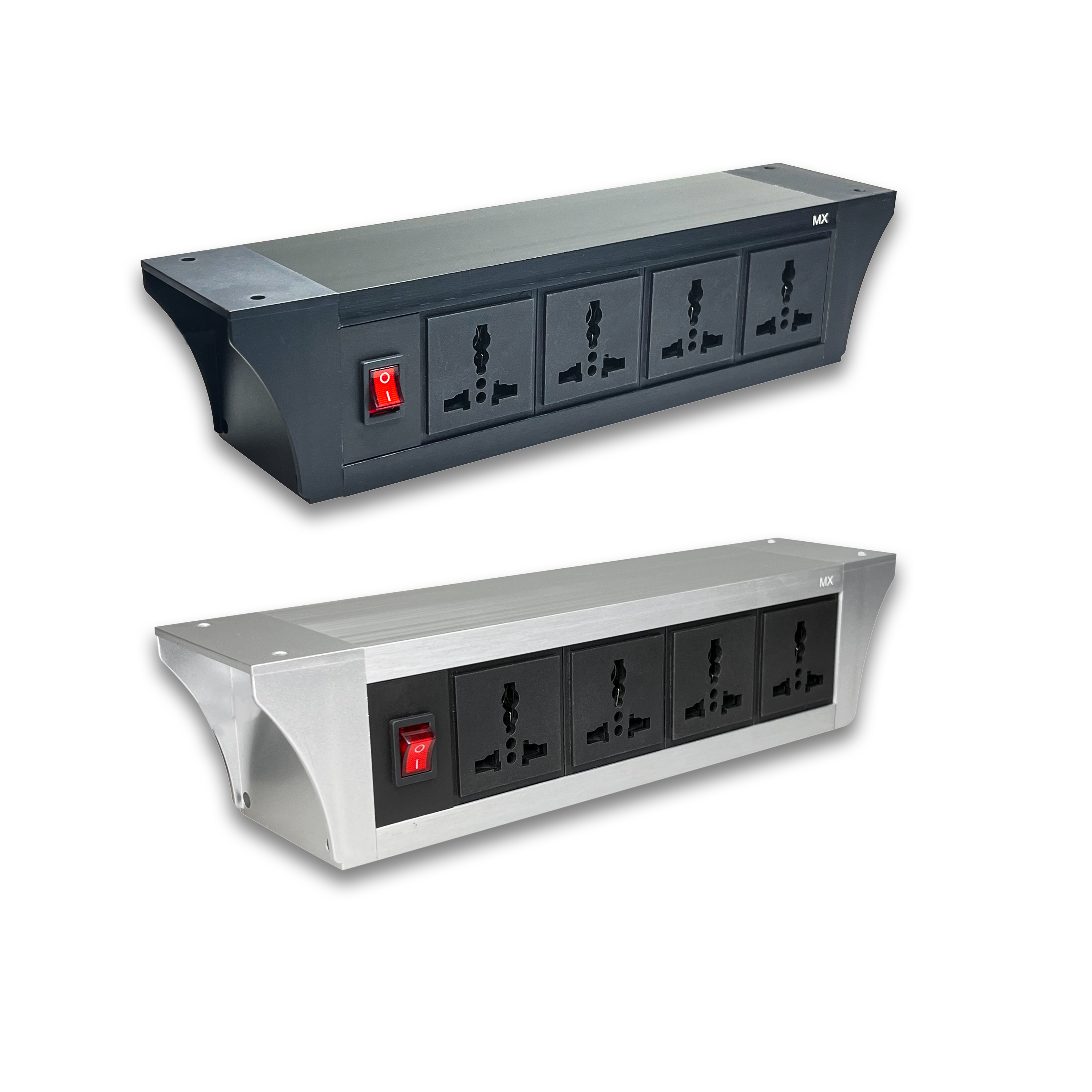 Pdu Under Table Uni Socket 6/13 A With 2 Usb 2.4 Amp With Dual Pole Led Indicator Switch With 6 Amp Cord Mx 6407 / 6408 / 6409 / 6410