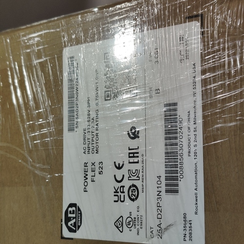 Allen Bradley 25a-d2p3n104 Powerflex 523 Ac Drive (New Factory Sealed)
