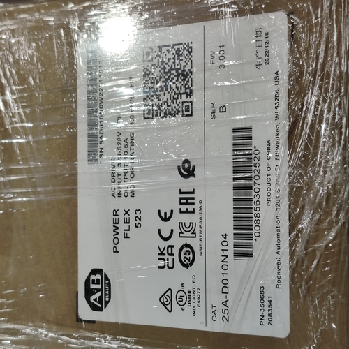 Allen Bradley 25a- D010n104 Powerflex 523 Ac Drive (New Factory Sealed)