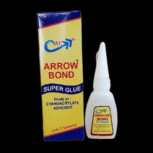 Instant Arrow Bond Super Glue Cyanoacrylate Adhesive - Grade: Industrial