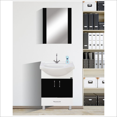 Ab - 311 Bathroom Cabinet - Color: Black & White