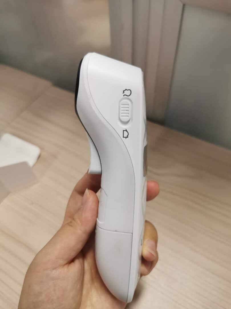 Accusense Infrared Thermometer - Plastic, 10x2x1 Cm, Lcd Display | 99% Accuracy, Color Coded, Non-contact, Fast 2 Sec Readings, Portable