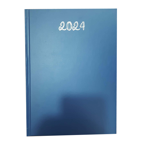 Blue Ruled Diary Cover Material: Paper