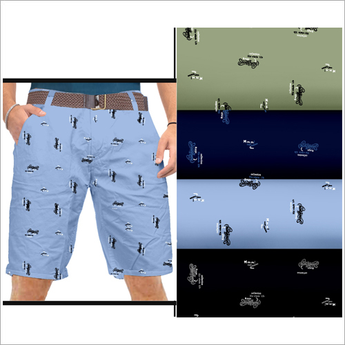 21116 Bermuda Shorts - Cotton, Male, Printed Pattern | Comfortable & Lightweight Design with Tailored Fit by Agile Designers