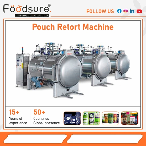 Pouch Retort Machine Capacity: Upto 1000 Kg Kg/hr