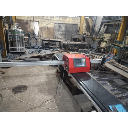 Cnc Portable Gas Cutting Machine - High-precision Steel Cutting, Water Chiller Cooling System, Easy Manual Control
