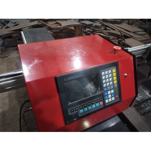 Cnc Portable Gas Cutting Machine - High-precision Steel Cutting, Water Chiller Cooling System, Easy Manual Control