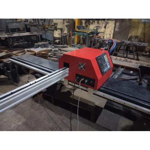 Cnc Portable Gas Cutting Machine - High-precision Steel Cutting, Water Chiller Cooling System, Easy Manual Control
